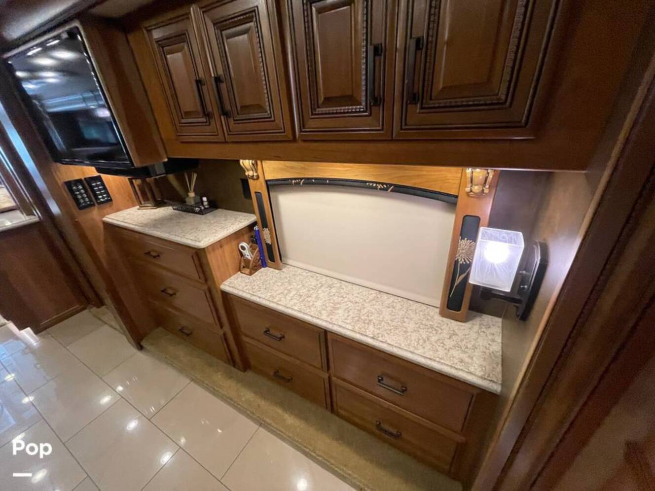 A photo of this 2015 Entegra Coach Cornerstone 45B