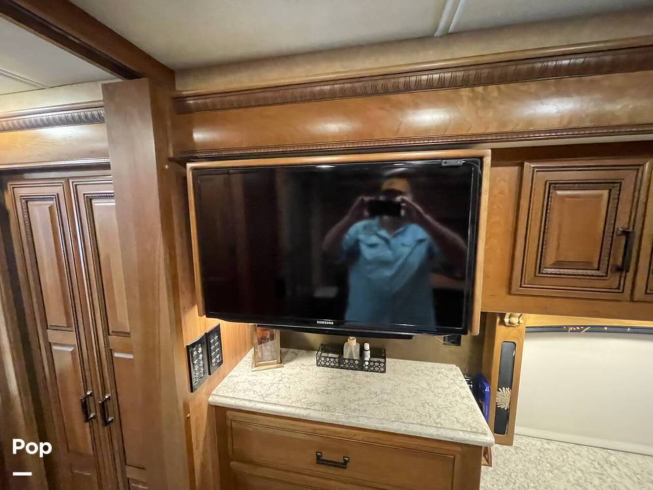 A photo of this 2015 Entegra Coach Cornerstone 45B