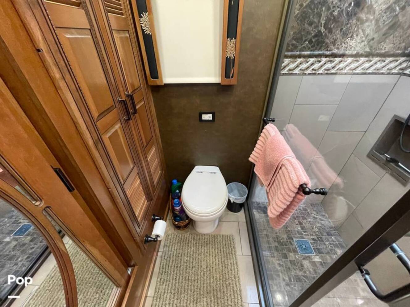 A photo of this 2015 Entegra Coach Cornerstone 45B