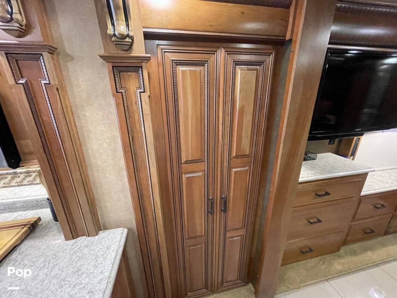 A photo of this 2015 Entegra Coach Cornerstone 45B