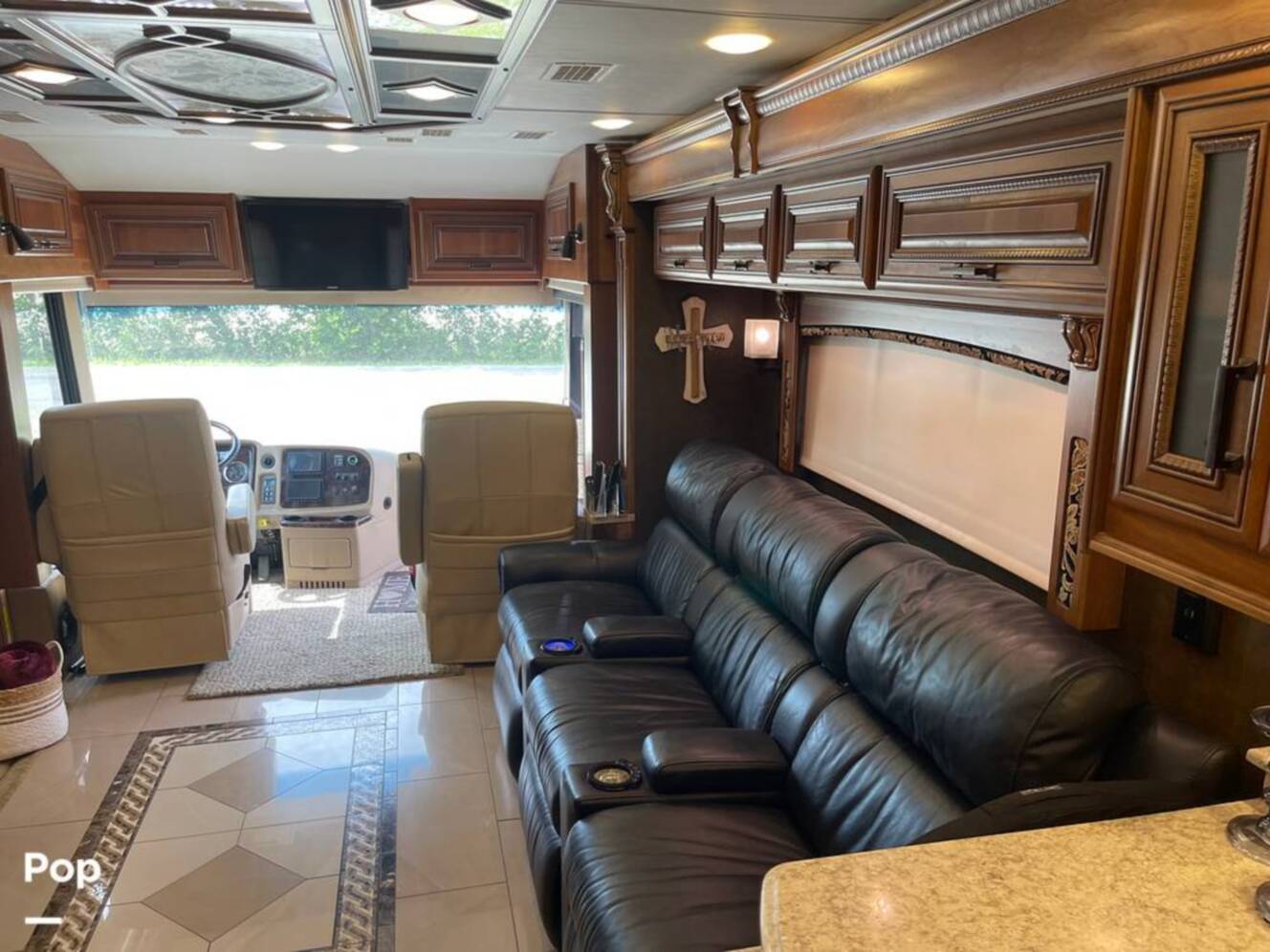 A photo of this 2015 Entegra Coach Cornerstone 45B
