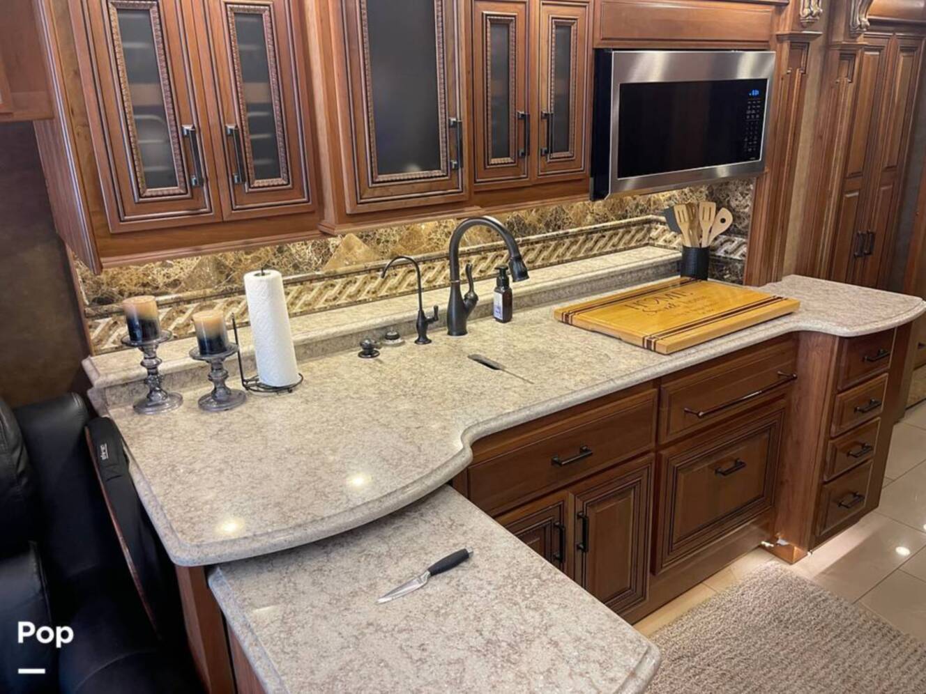 A photo of this 2015 Entegra Coach Cornerstone 45B