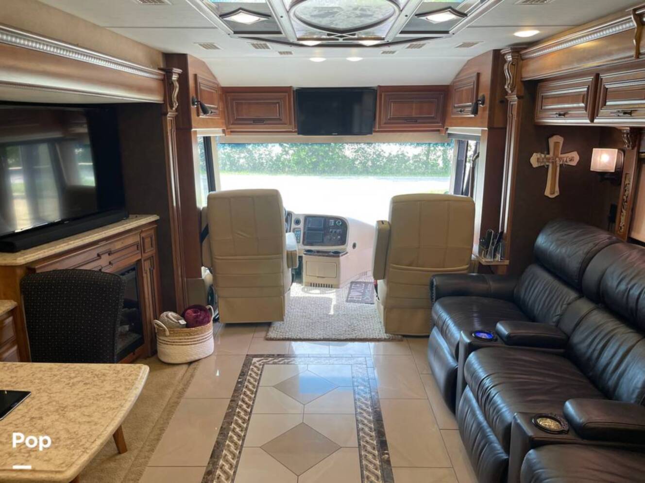 A photo of this 2015 Entegra Coach Cornerstone 45B
