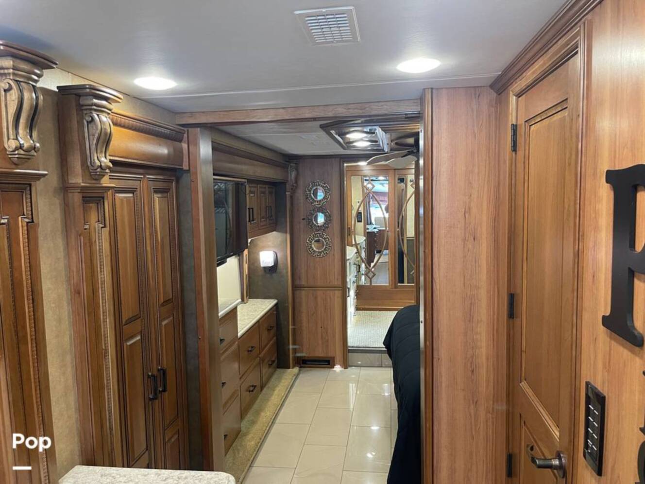 A photo of this 2015 Entegra Coach Cornerstone 45B