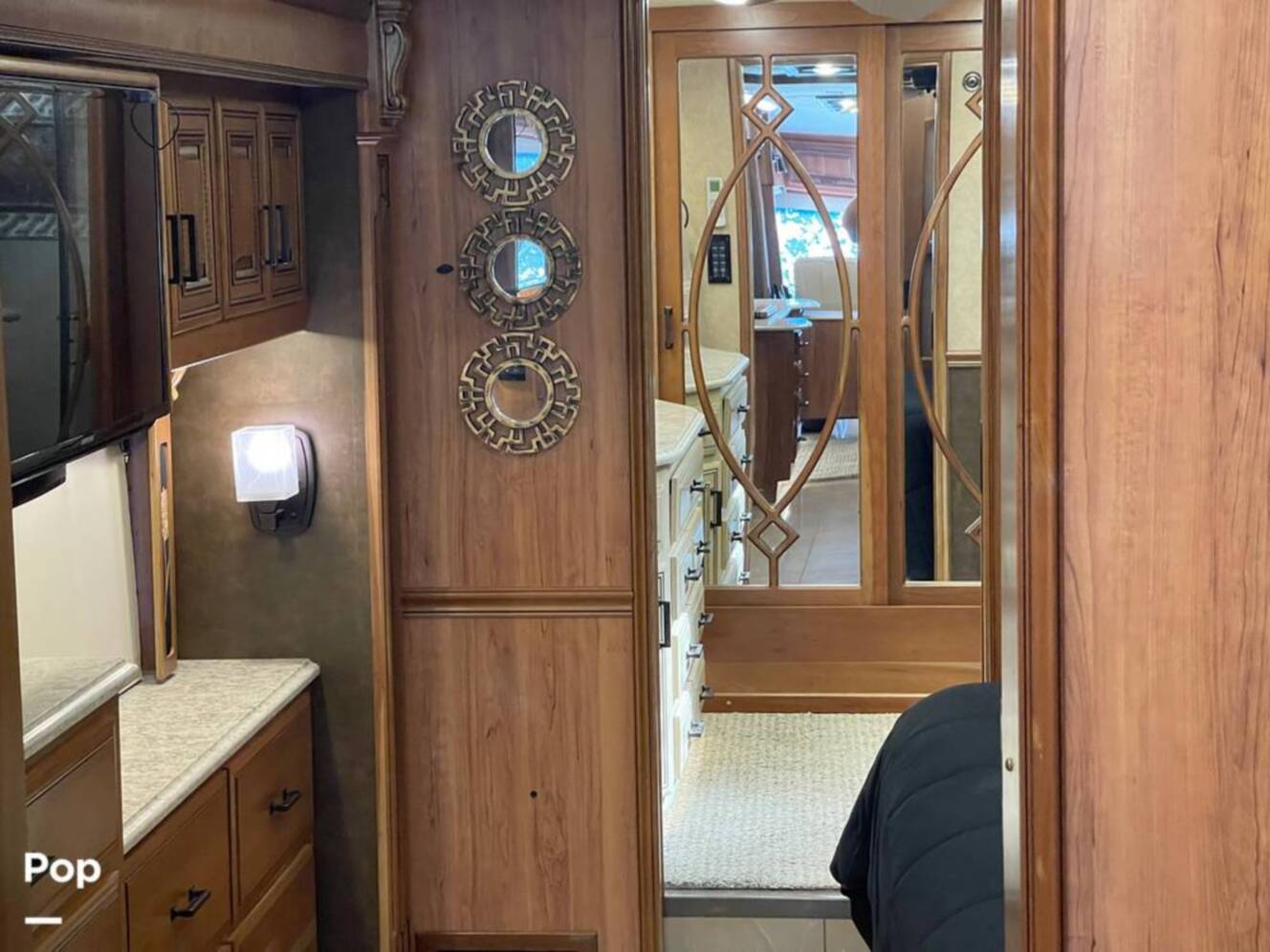 A photo of this 2015 Entegra Coach Cornerstone 45B