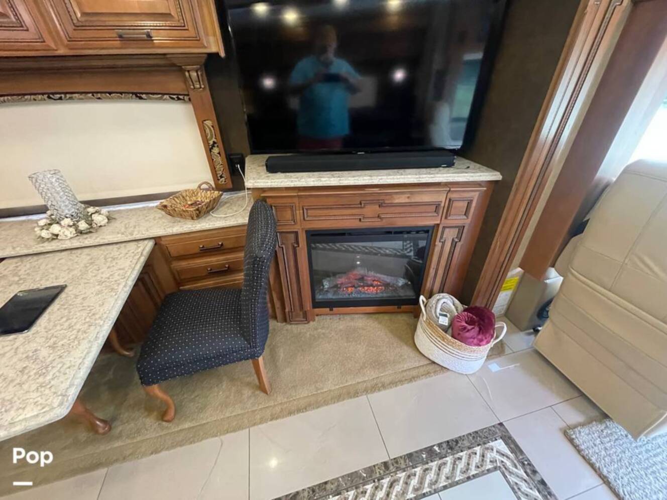 A photo of this 2015 Entegra Coach Cornerstone 45B