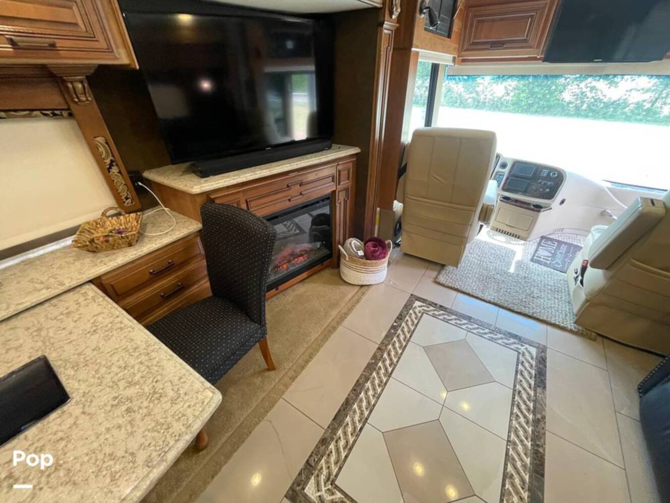 A photo of this 2015 Entegra Coach Cornerstone 45B