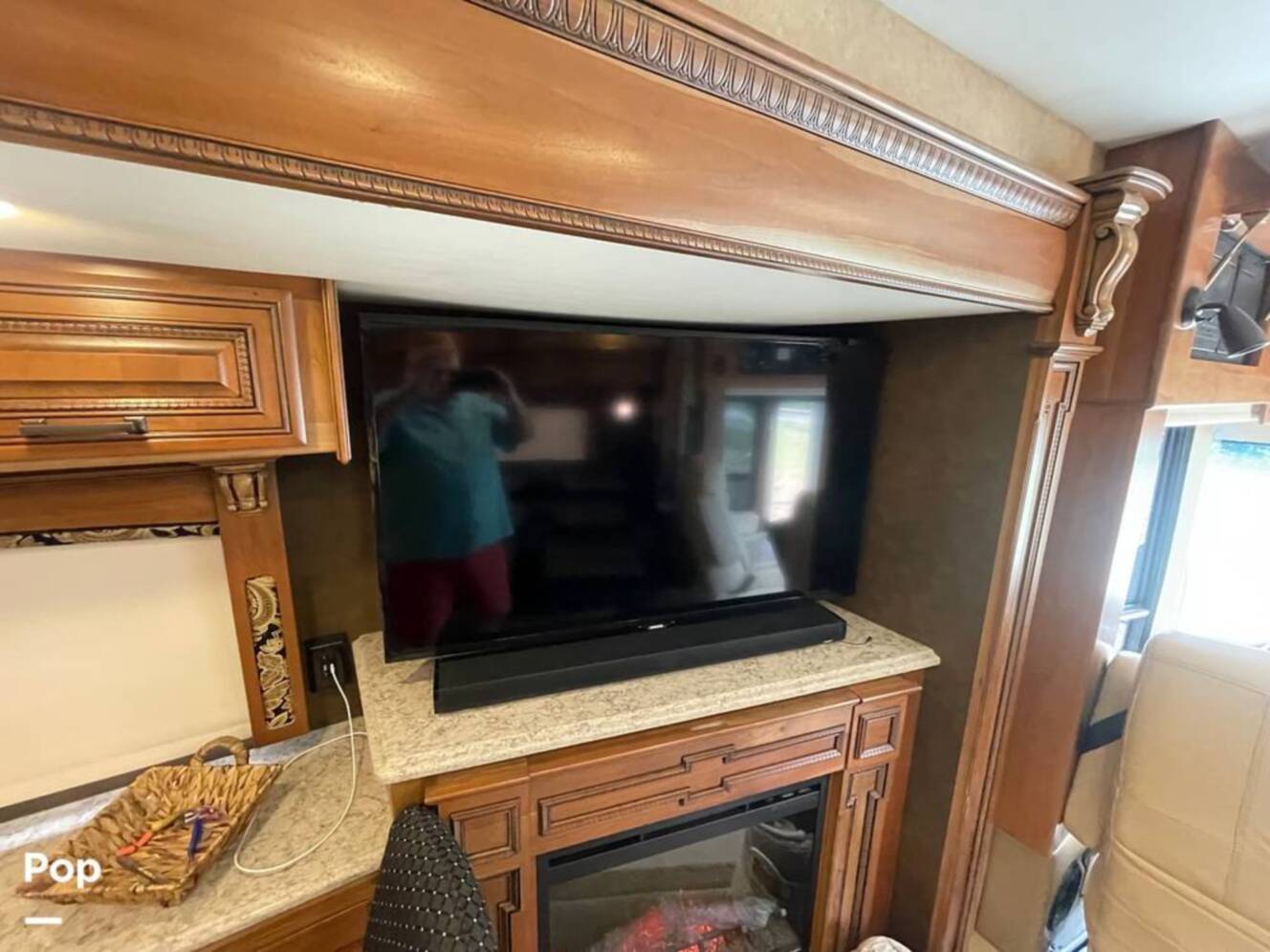 A photo of this 2015 Entegra Coach Cornerstone 45B