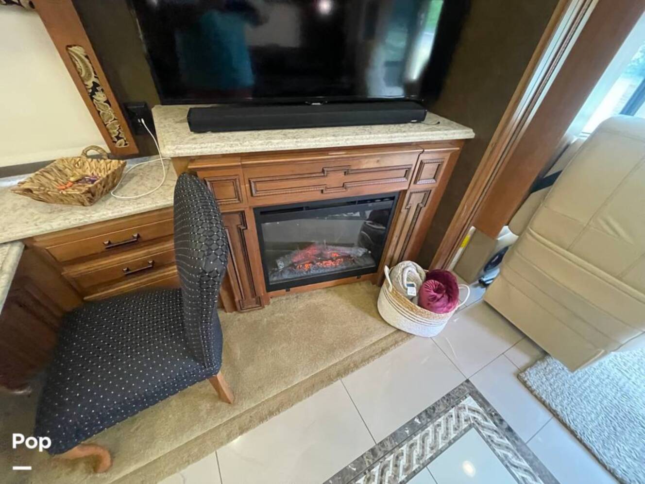 A photo of this 2015 Entegra Coach Cornerstone 45B