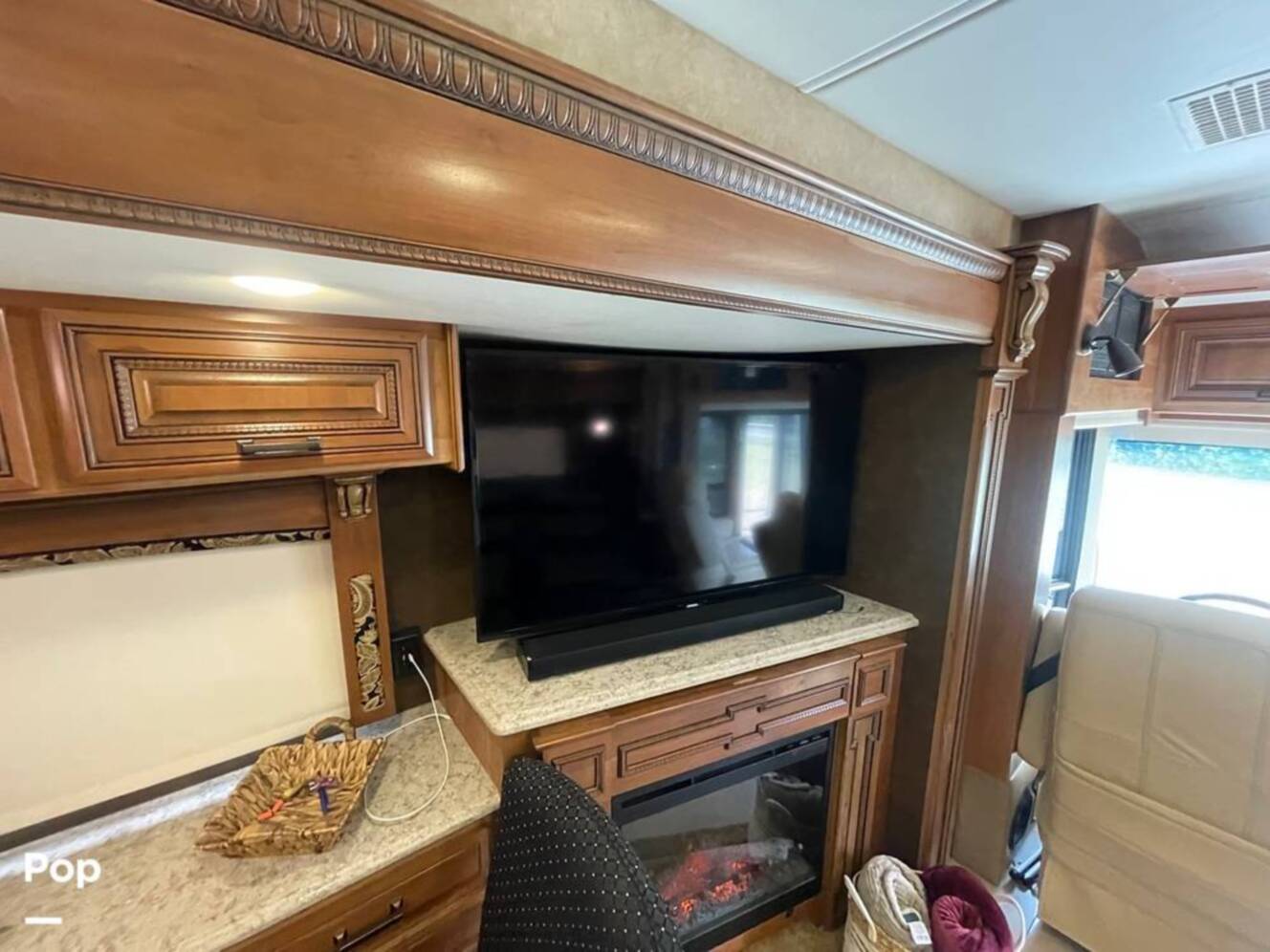 A photo of this 2015 Entegra Coach Cornerstone 45B
