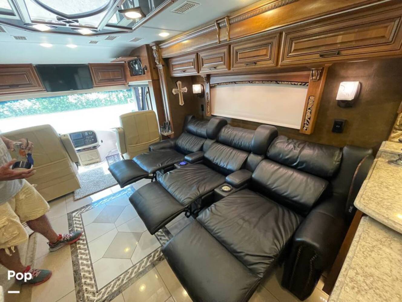 A photo of this 2015 Entegra Coach Cornerstone 45B