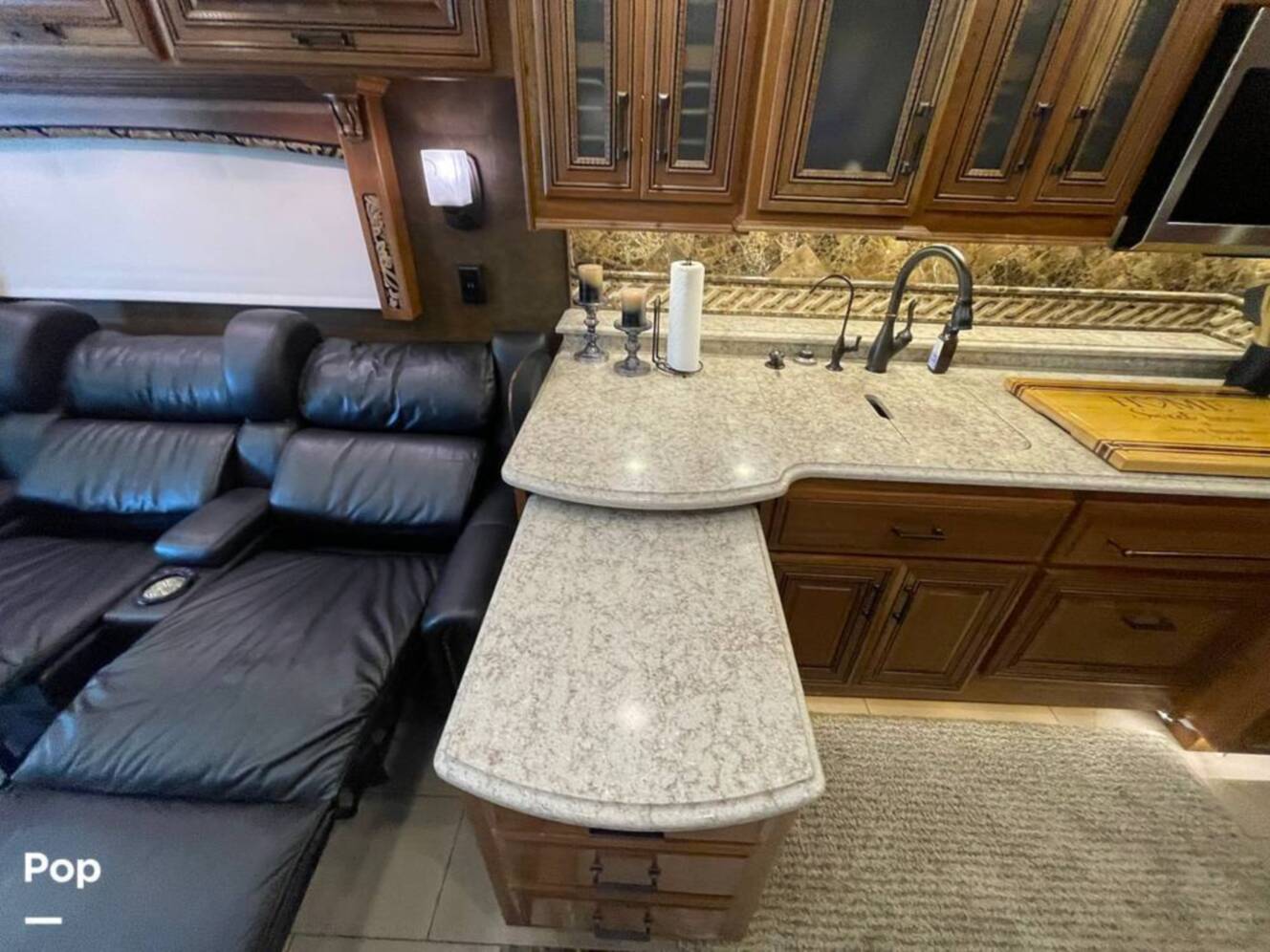 A photo of this 2015 Entegra Coach Cornerstone 45B