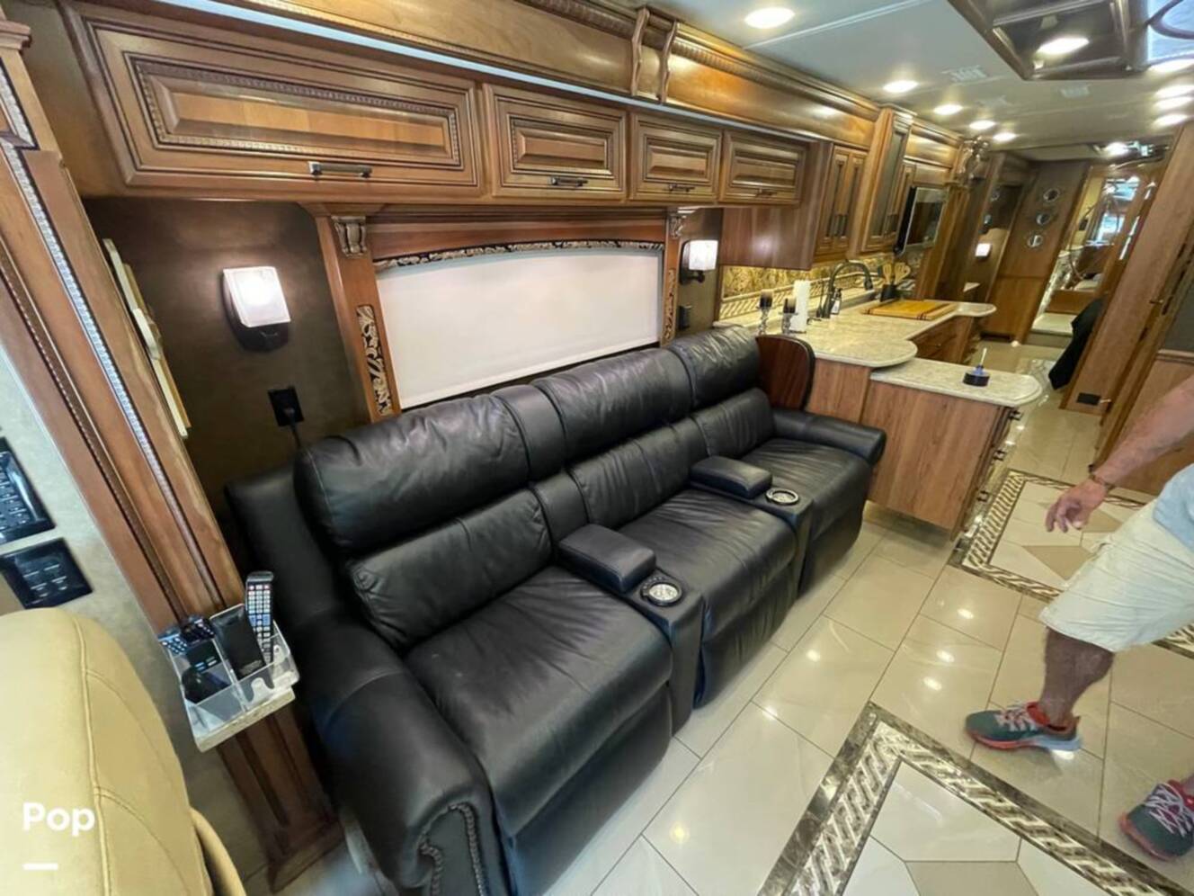 A photo of this 2015 Entegra Coach Cornerstone 45B