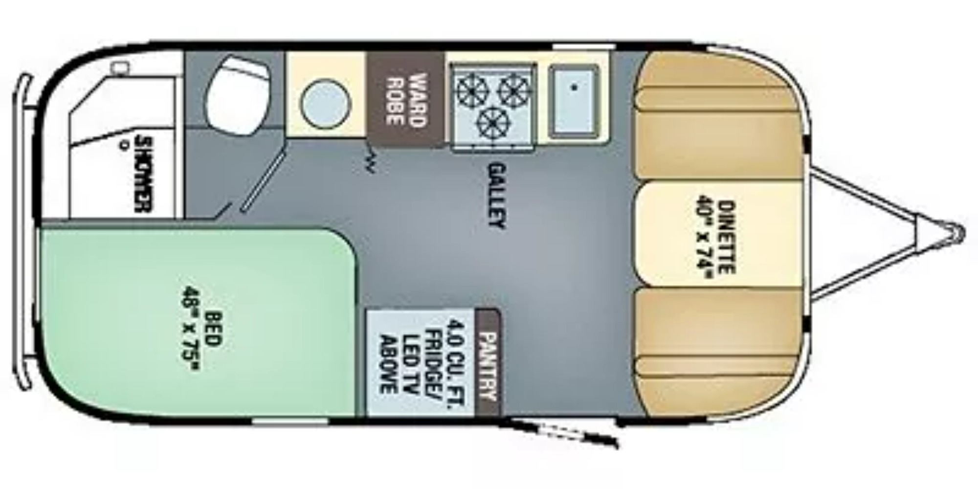A photo of this 2017 Airstream INTERNATIONAL SERENITY 19CB