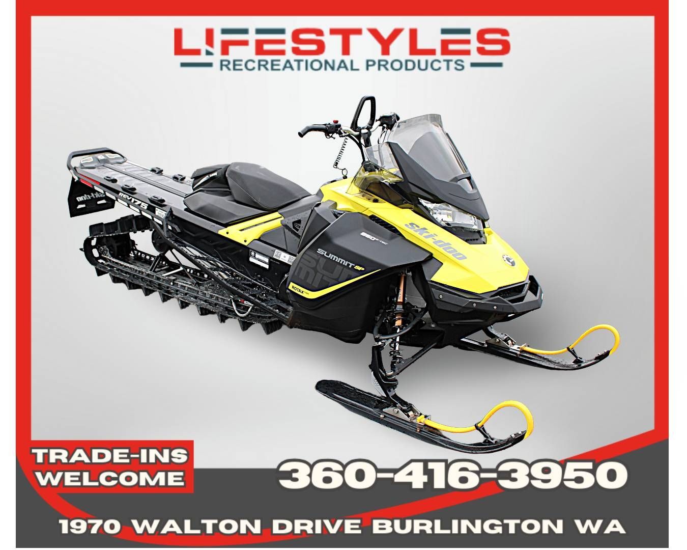 2018 Ski-Doo Summit SP 175 850 E-TEC SS in burlington WA