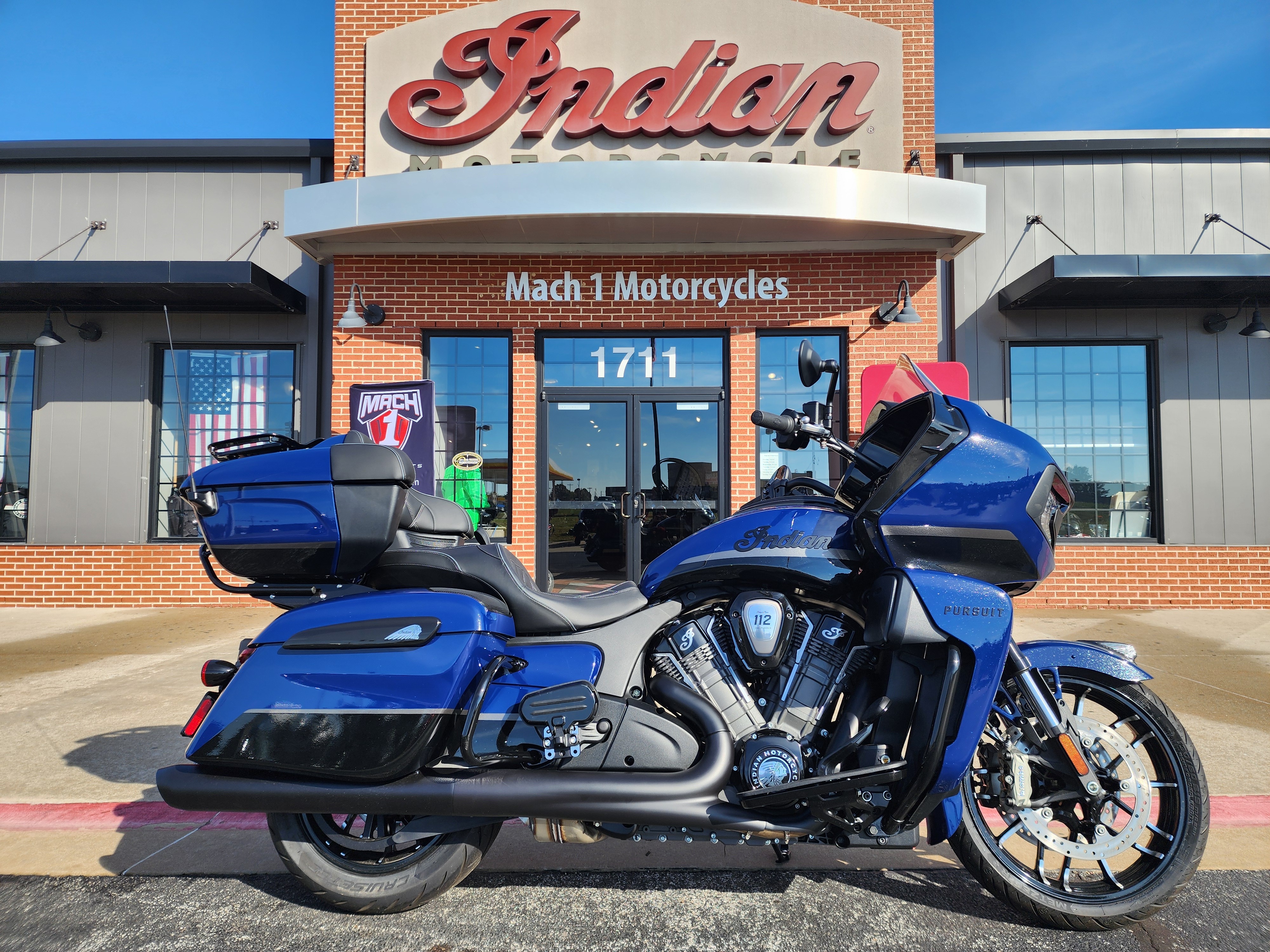 2025 Indian Motorcycle Pursuit® Dark Horse® with 112 and Powerband Audio Pack DARK HORSE in Rogers, AR