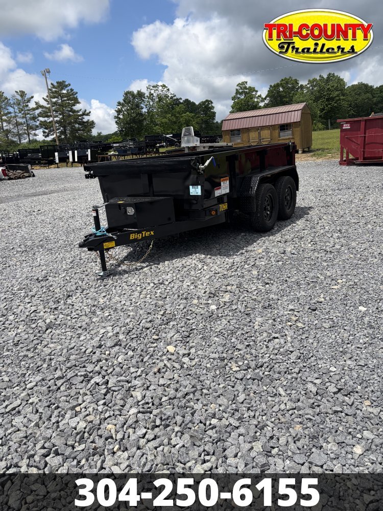 2027 Big Tex 70SR 5X10 7K SINGLE RAM DUMP BLACK in Beaver, WV