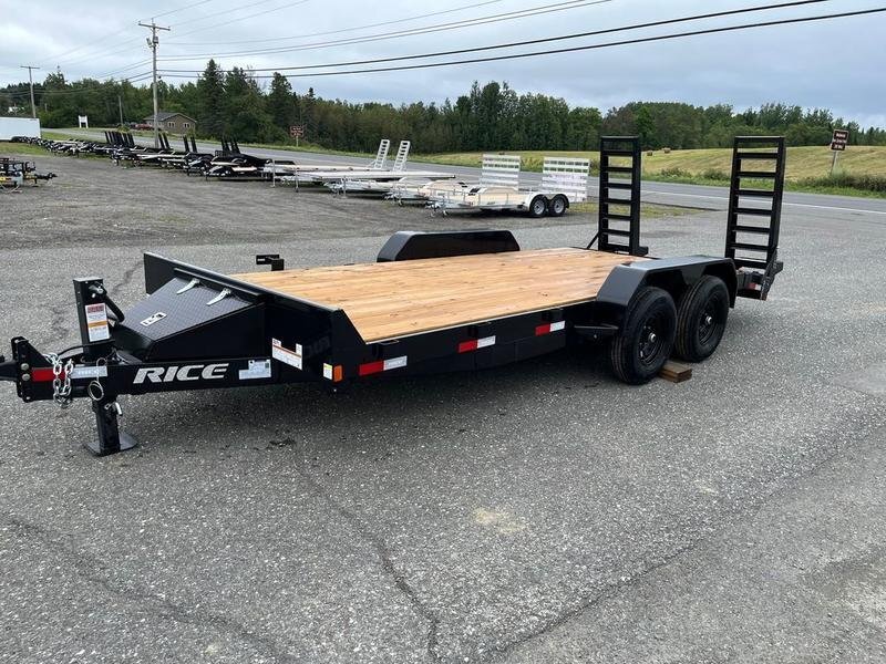 2025 Rice 7" x 18" 10k Powder Coated Trailer w/5" Fold-Up Ramps & in Houlton, NE