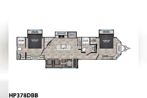 2023 Crossroads Rv Hampton HP378DBB in london KY