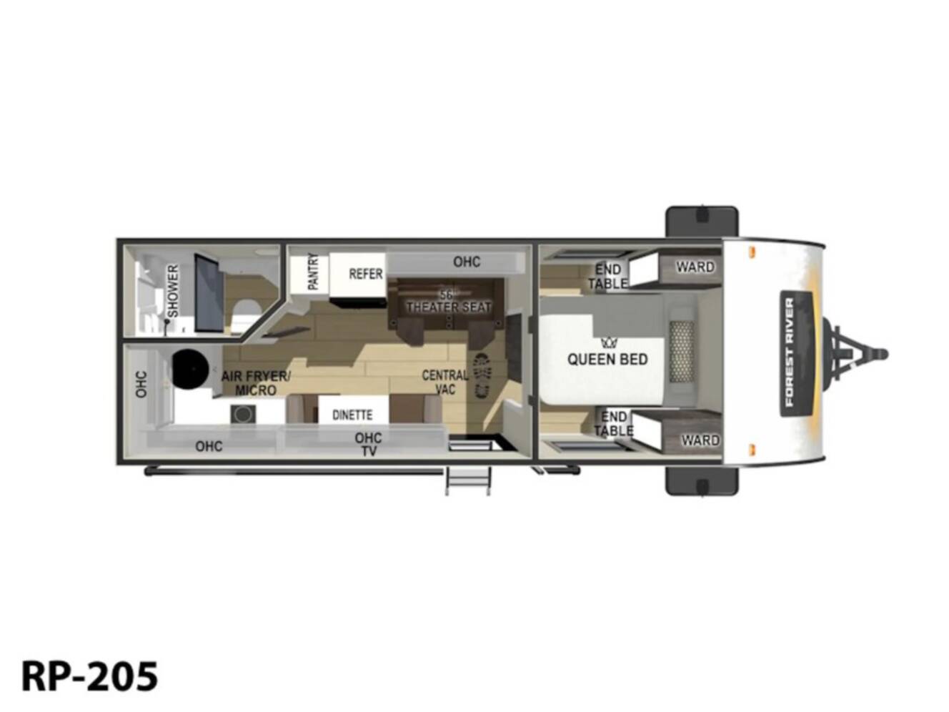 A photo of this 2026 Forest River R-Pod R Pod RP-205