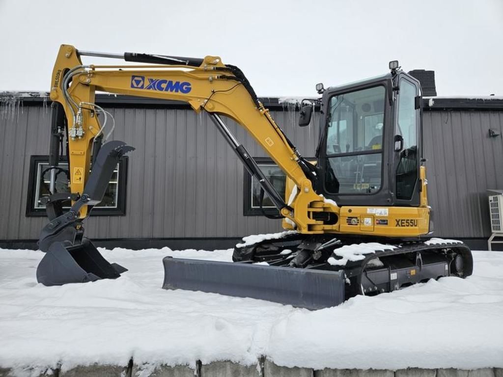 2024 XCMG XE55U 41.2 HP Excavator with Enclosed Cab, Dozer Blade, in Caribou, ME