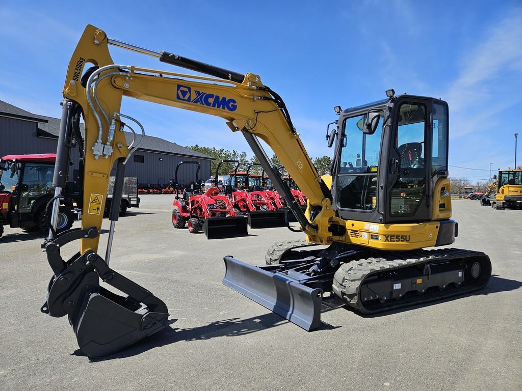 2025 XCMG XE55U 41.2 HP Excavator with Enclosed Cab & Hyd Thumb & in Houlton, ME