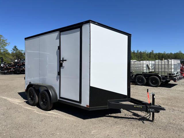 2026 COVERED WAGON 7X12 7K Enclosed Cargo W/Blackout Package & 6 Ext in Turner, ME