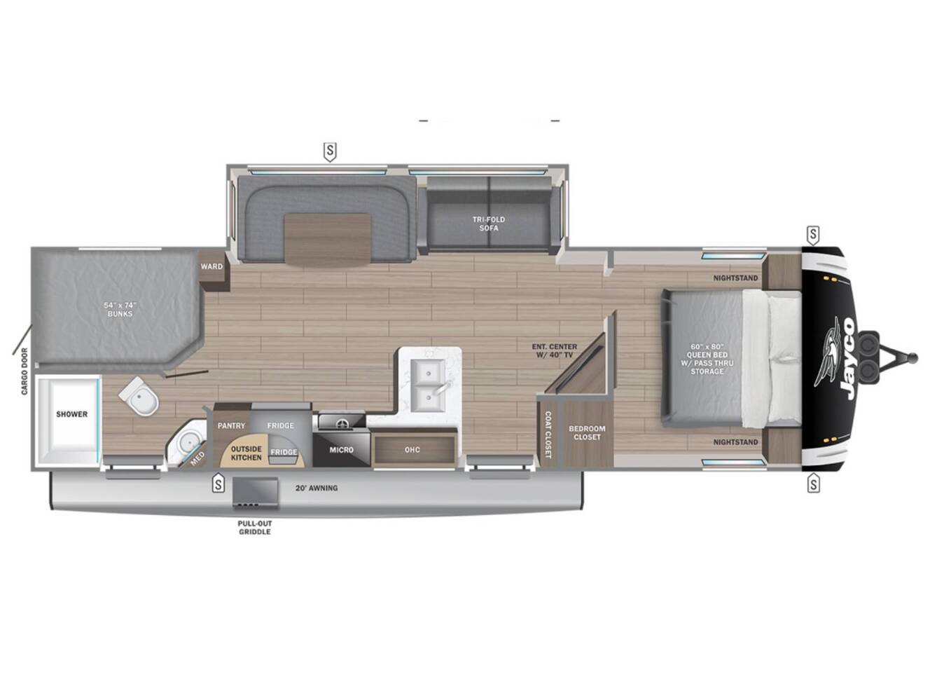 A photo of this 2025 Jayco JAY FEATHER 29QBH