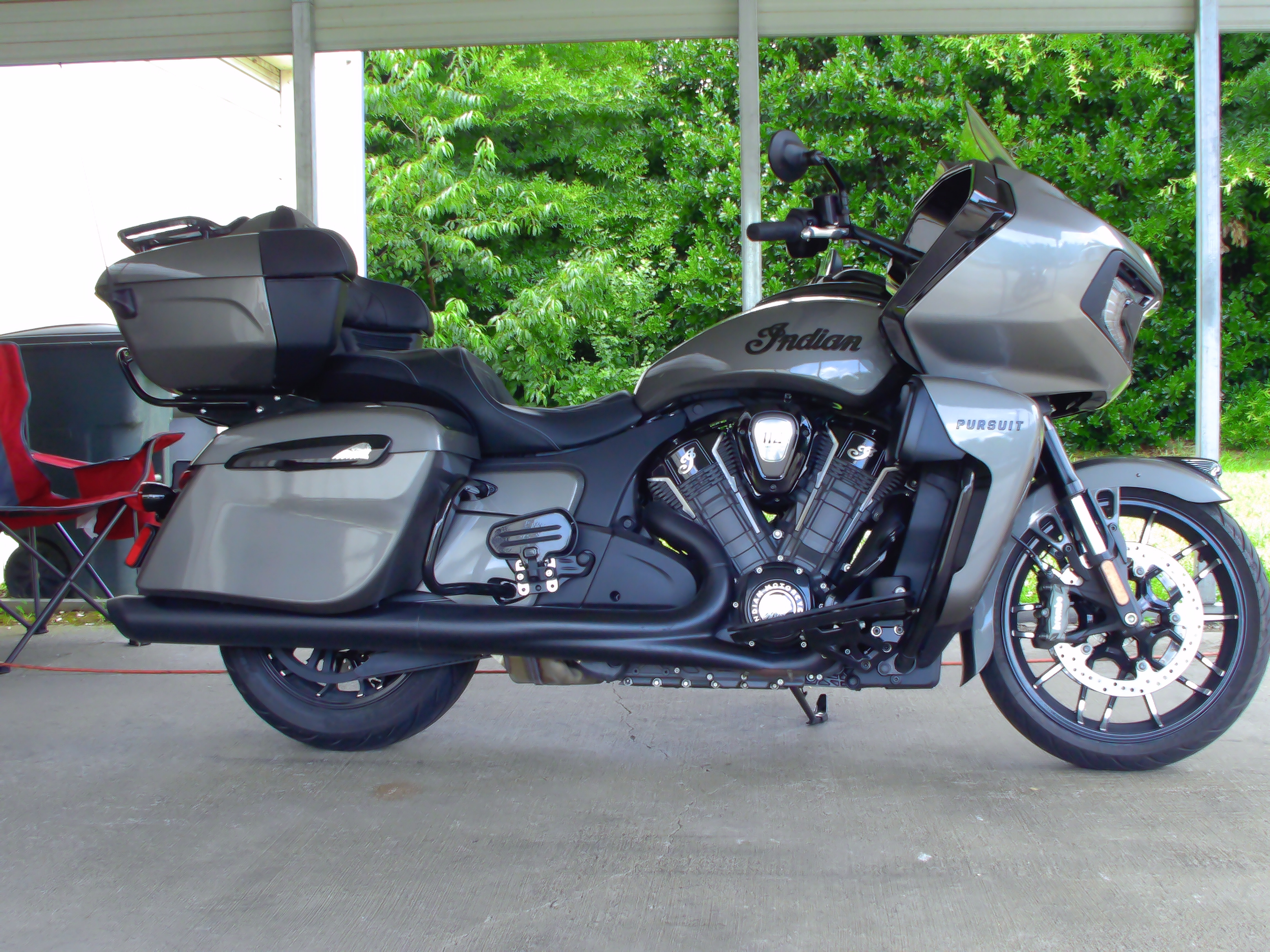 2025 Indian PURSUIT 112 DARK HORSE WITH POWERBAND AUDIO PACKAGE DARK HORSE WITH POWERBAND AUDIO PACKAGE in Asheville, NC