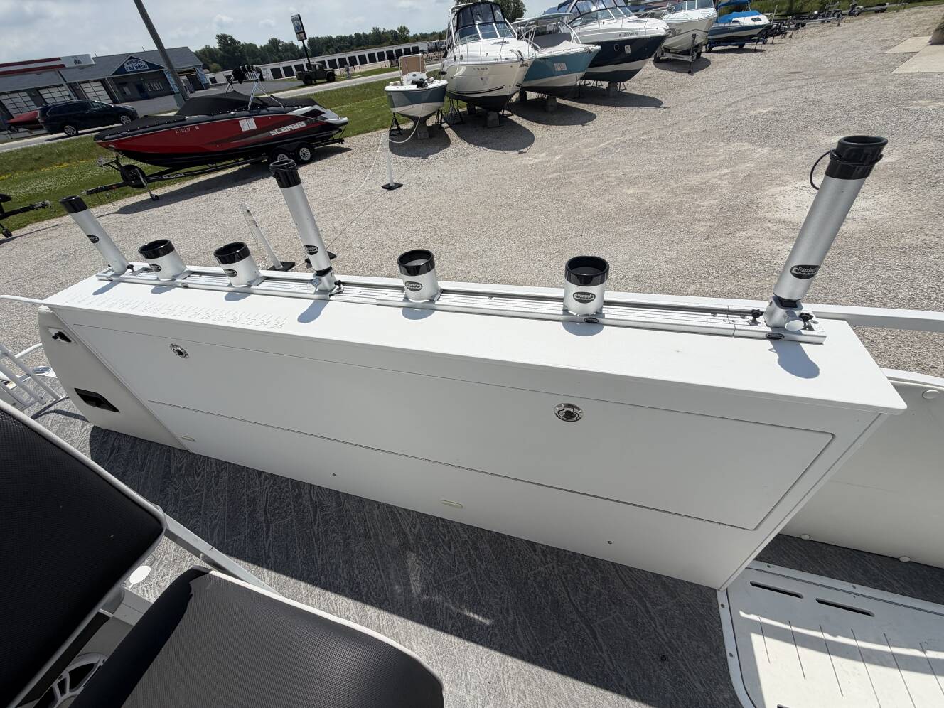 A photo of this 2025 Jc Tritoon 26TT Sport Angler
