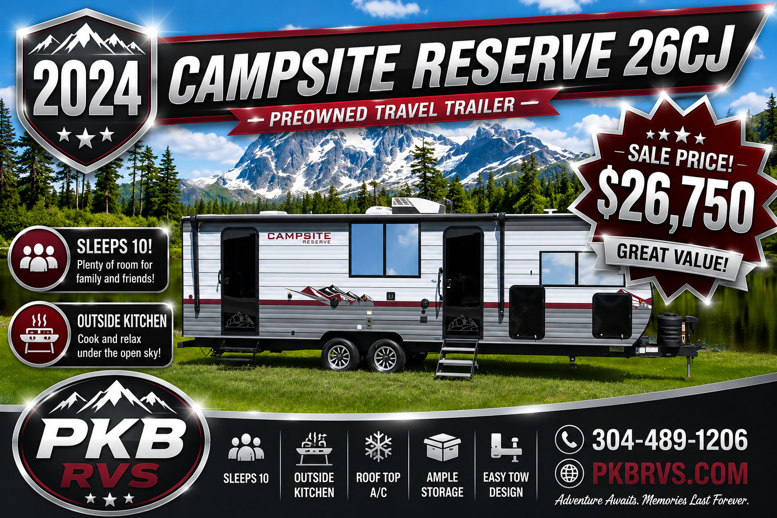 2024 Forest River CAMPSITE RESERVE 26CJ in mineral wells WV