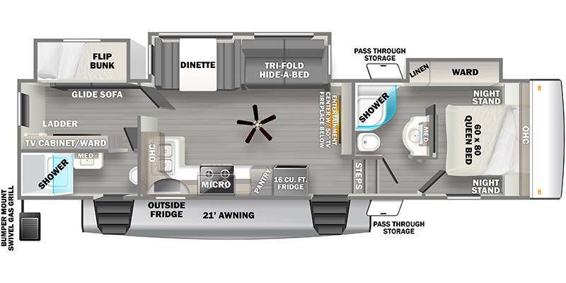 2022 Forest River Sandpiper 3330BH in heflin AL
