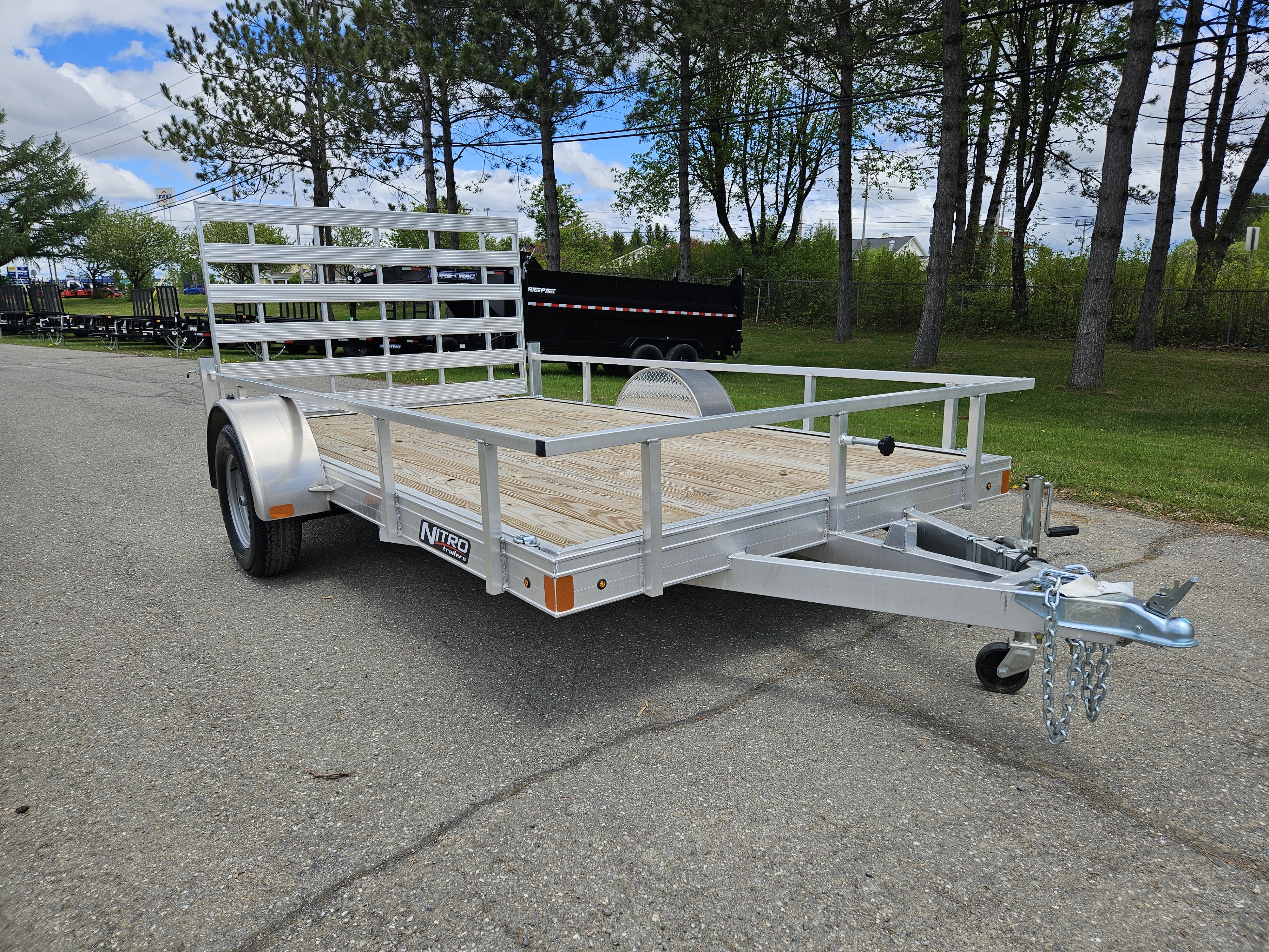2026 Nitro 6.5 x 12 Single Axle Utility Trailers w/Rear Ramp & Spa in Houlton, NE