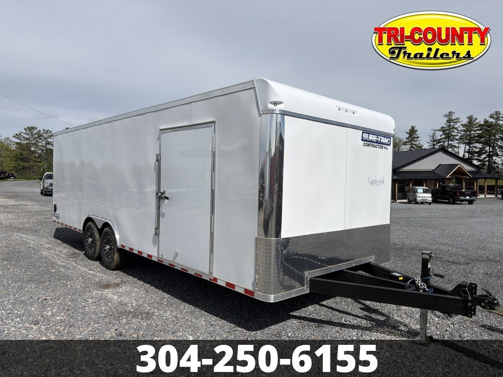 2026 Sure-Trac 8.5X24 14K CONTRACTOR PRO ENCLOSED BULLNOSE in Beaver, WV