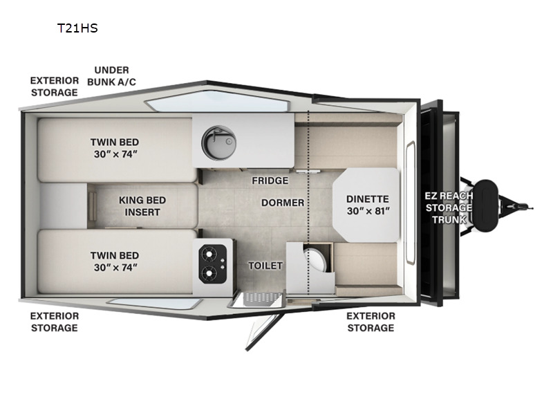 2026 Forest River Rv Flagstaff Hard Side T21HS in phoenix AZ