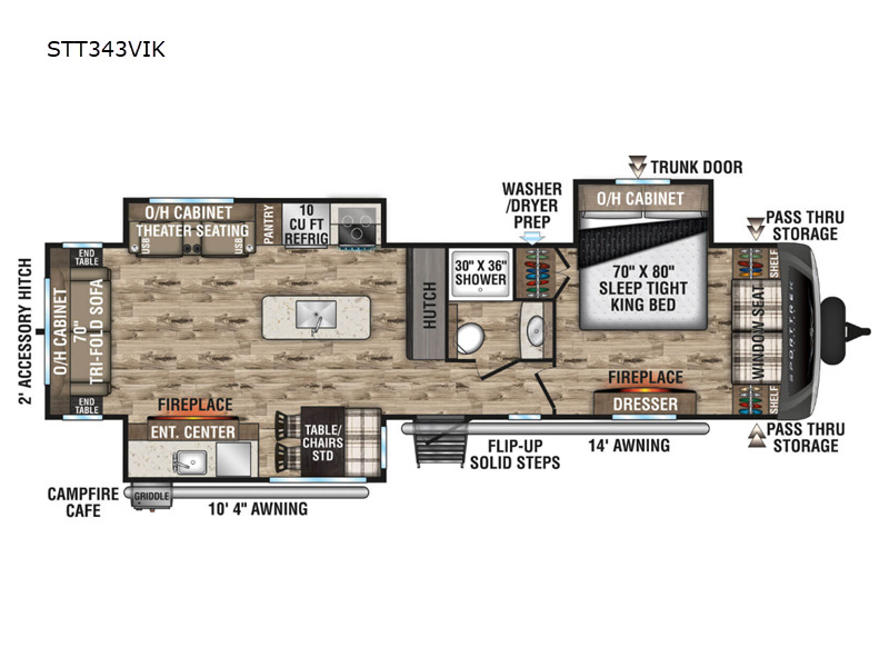 2024 Venture Rv SportTrek Touring Edition STT343VIK in coldwater MI