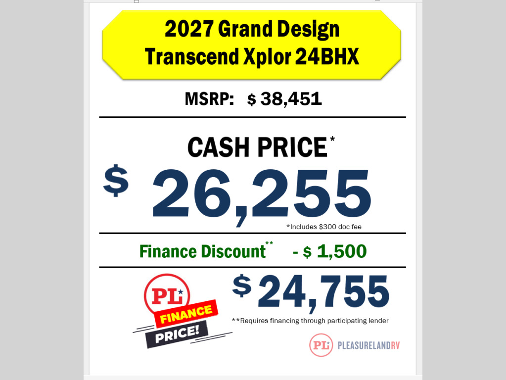 2027 Grand Design Transcend Xplor 24BHX in brainerd MN