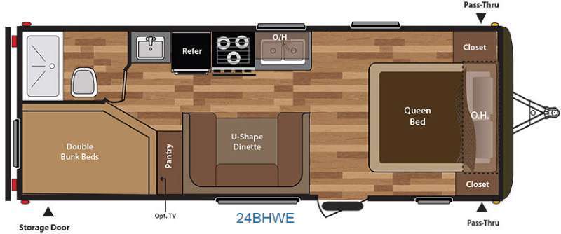 2016 Keystone Rv Hideout 24BHWE in liberty lake WA