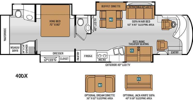 2015 Thor Motor Coach Tuscany 40DX in springdale AR