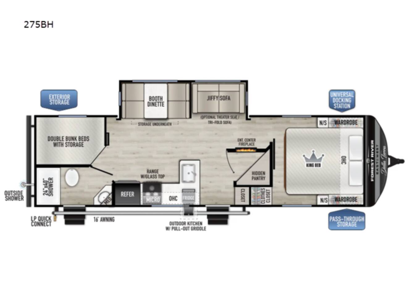 A photo of this 2027 East To West Della Terra 275BH