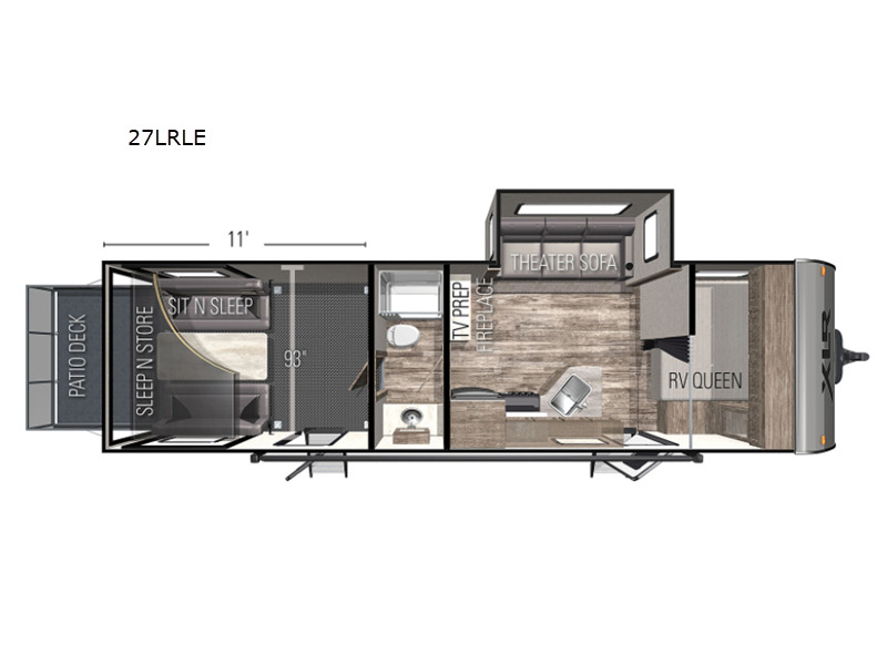 2022 Forest River Rv XLR Micro Boost 27LRLE in fremont OH