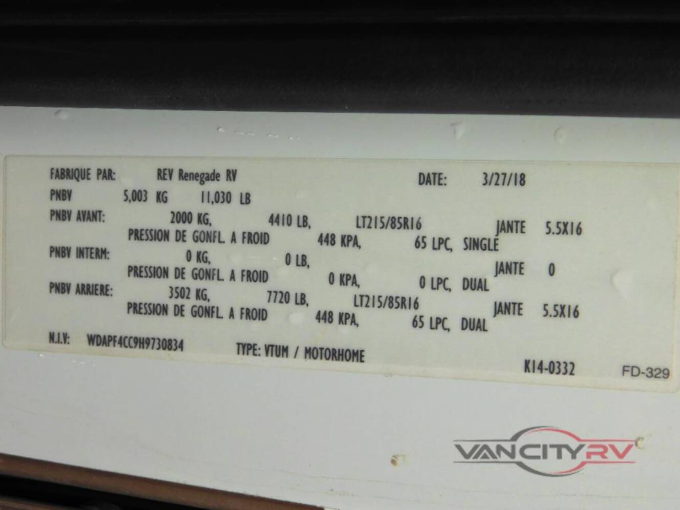 A photo of this 2019 Renegade Villagio 25QRS