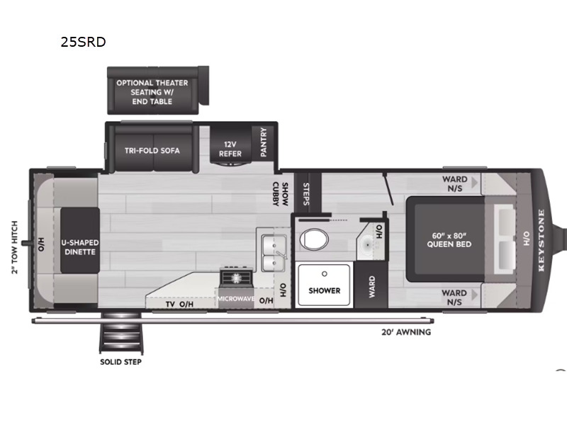 2026 Keystone Rv Arcadia Select 25SRD in grand terrace CA