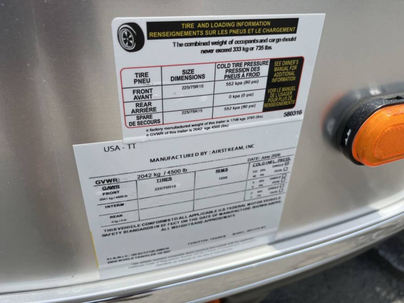 A photo of this 2027 Airstream World Traveler 22RB