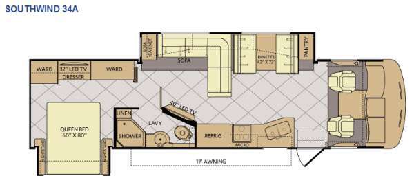 2015 Fleetwood Rv Southwind 34A in murrieta CA