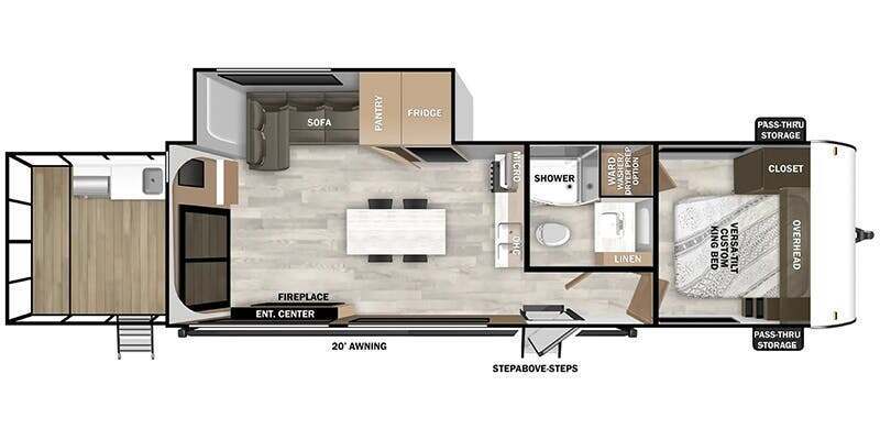 A photo of this 2025 Forest River Salem 32VERANDA