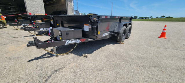 2026 LIBERTY TRAILERS LD 10K 72" x 12' Dump w/ Ramps (52674) in Frankfort, OH