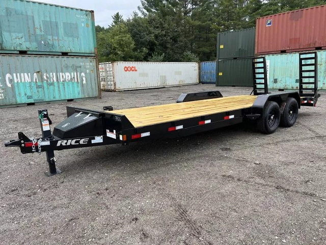 2025 RICE 7X22 10K Powder Coated Equipment W/Toolbox & Ramps in Turner, ME