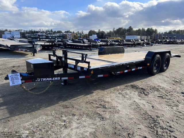 2024 PJ 7X20 16K Powder Coat Hydra Tilt W/Front Toolbox in Turner, ME