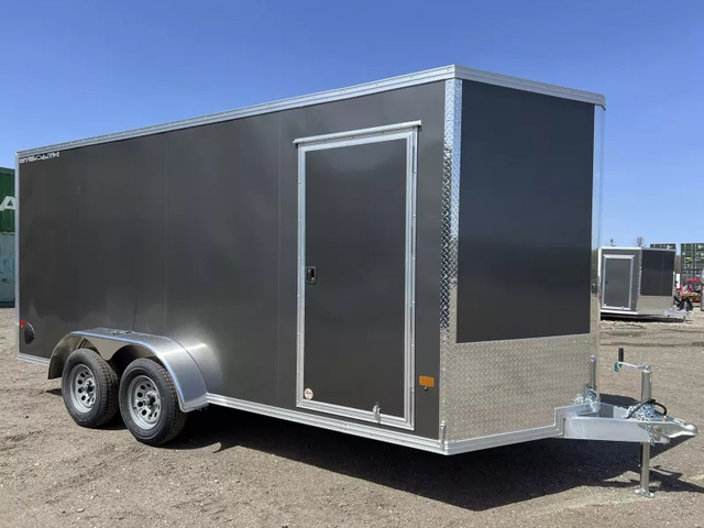 2025 STEALTH 7x16 Aluminum Enclosed Cargo Trailer w/Rear Ramp w in Turner, ME